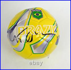 Willian Brazil Brasil Chelsea Signed Autograph Soccer Ball COA #1