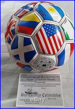 World Cup Soccer Ball Signed by PELE NEW