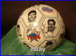 World Cup USA 1994 Team 24 Signed Autographed Soccer Ball. Lalas Balboa Winalda