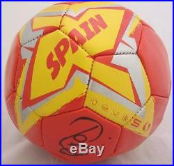 XAVI XAVIER HERNANDEZ SIGNED SPAIN SOCCER BALL WORLD CUP PSA/DNA ITP