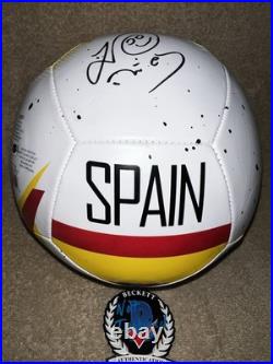 Xabi Prieto Signed Official Spain Soccer Ball World Cup Beckett #2