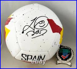 Xabi Prieto Signed Soccer Ball Spain Beckett BAS COA