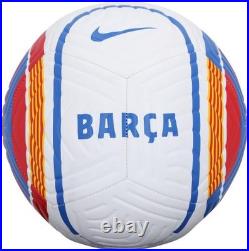 Xavi Barcelona Autographed White, Blue and Red Soccer Ball