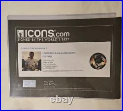 Xavi Signed Black & Gold Adidas Soccer Ball In Quatar 2021 Icons Certificate