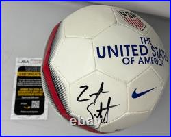 Zack Steffen signed USMNT USA US Soccer Logo Soccer Ball JSA COA