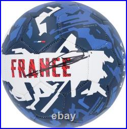 Zinedine Zidane France Autographed Kipsta Red, White & Blue Soccer Ball