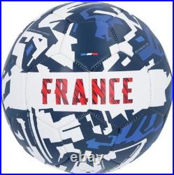 Zinedine Zidane France Autographed Kipsta Red, White & Blue Soccer Ball Zinedine Zidane France Autographed Kipsta Red, White & Blue Soccer Ball