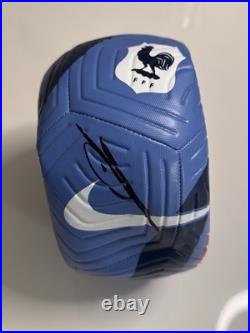 Zinedine Zidane France National Team Autographed Soccer Ball Star JSA COA