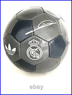 Zinedine Zidane Hand Signed Real Madrid Soccer Ball Futbol Beckett Cert #2