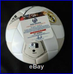 Zinedine Zidane Signed Autographed Adidas Size 5 Soccer Ball with COA and Case