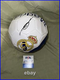 Zinedine Zidane Signed Real Madrid Soccer Ball French Soccer Superstar PSA/DNA 2