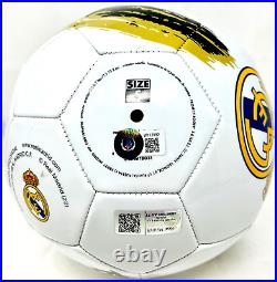 Zinedine Zidane Signed Soccer Ball Real Madrid France Beckett BAS Witnessed