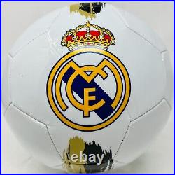 Zinedine Zidane Signed Soccer Ball Real Madrid France Beckett BAS Witnessed