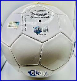 Zinedine Zidane Signed Soccer Ball Real Madrid France Beckett Witnessed