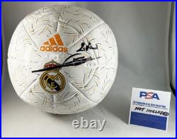 Zinedine Zidane Signed Soccer Ball Real Madrid Futbol PSA/DNA 1 COA