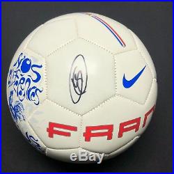 Zinedine Zidane & Theirry Henry Signed Nike'France' Soccer Ball BAS E19050