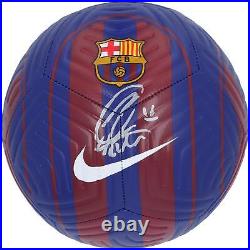 Zlatan Ibrahimovic FC Barcelona Autographed Nike Home Kit Soccer Ball