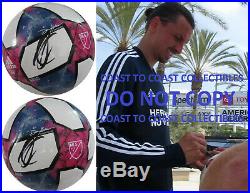 Zlatan Ibrahimovic LA Galaxy, signed, autographed, MLS Soccer ball, COA. Proof