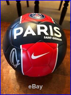 Zlatan Ibrahimovic Signed Soccer Ball Psa/Dna Coa Paris Saint-Germain La Galaxy