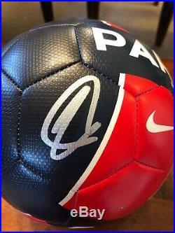 Zlatan Ibrahimovic Signed Soccer Ball Psa/Dna Coa Paris Saint-Germain La Galaxy