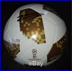 Zlatan Ibrahimovic'la Galaxy' Saint Germain Signed World Cup Soccer Ball Coa